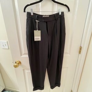 Everlane Put Together Pleat Pants- BLACK NWT